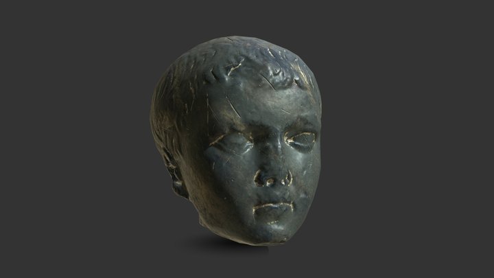 Little Prince - Stone_02 - Ancient Bust 3D Model