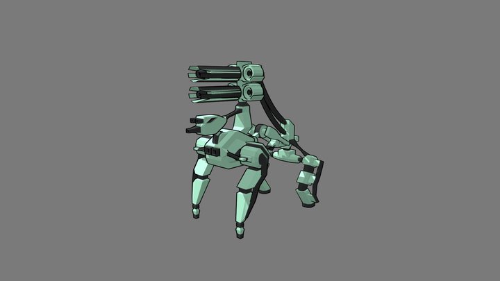 Blasto the robotic dog 3D Model