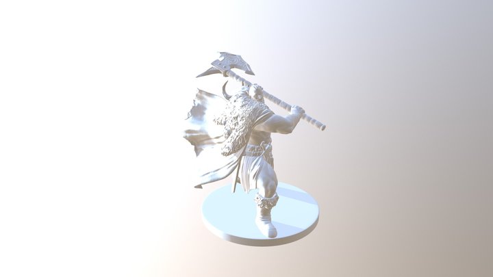 Barbarian 3D Model