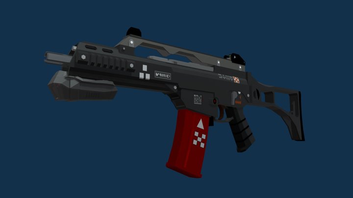 Signalis-ified G36C "The Heckler" 3D Model