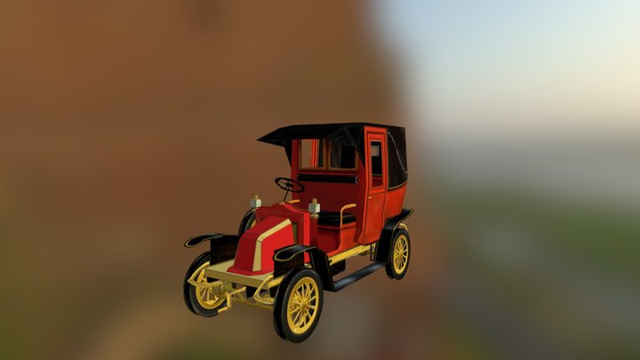 Renault Ag Taxi De La Marne 1914 3D Model