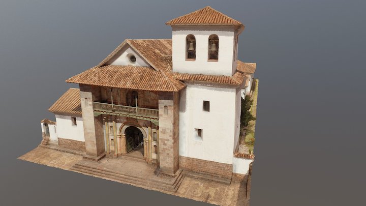 Iglesia San Pedro Apostol Andahuaylillas - Cusco 3D Model