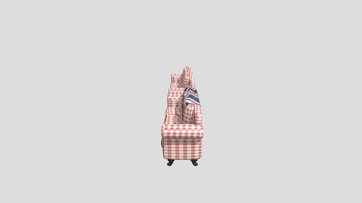 Pretty Couch 3D Model