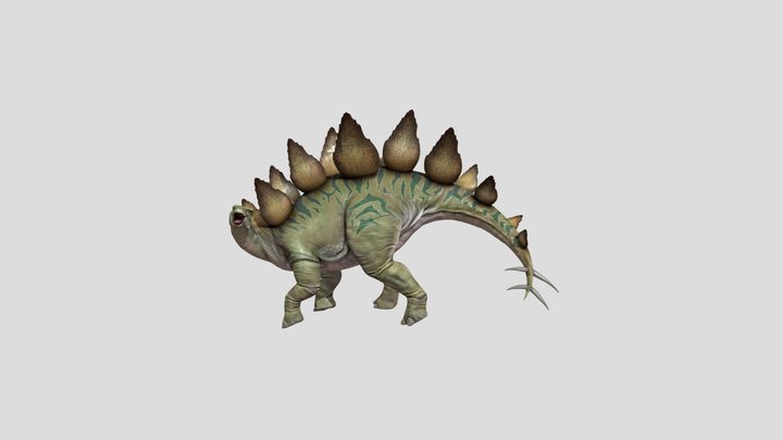 dino Triceratops 3D Model