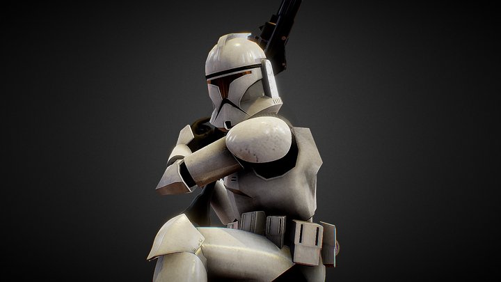 Clone trooper - Phase 1 3D Model