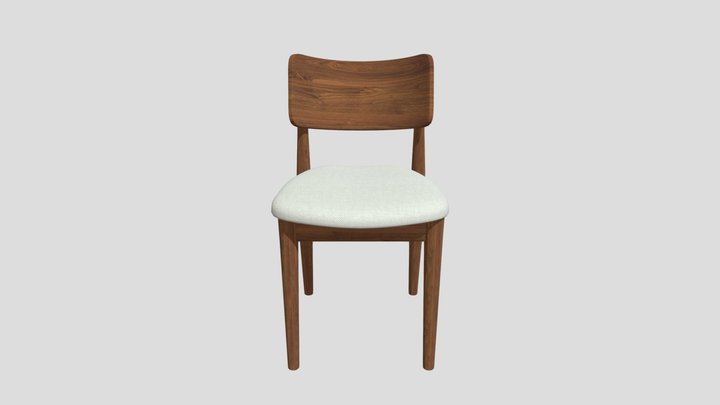 Laila Dining Chair 3D Model