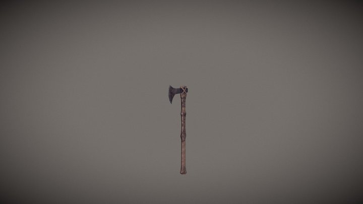 Wood Axe 3D Model