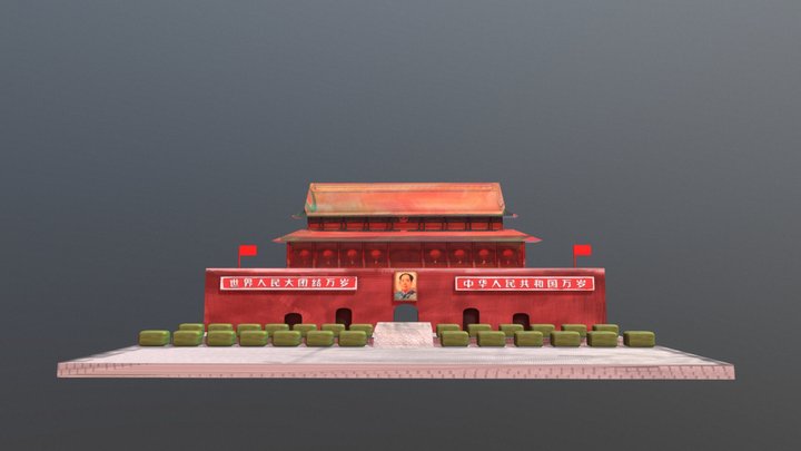 Goddess of Democracy 3D Model