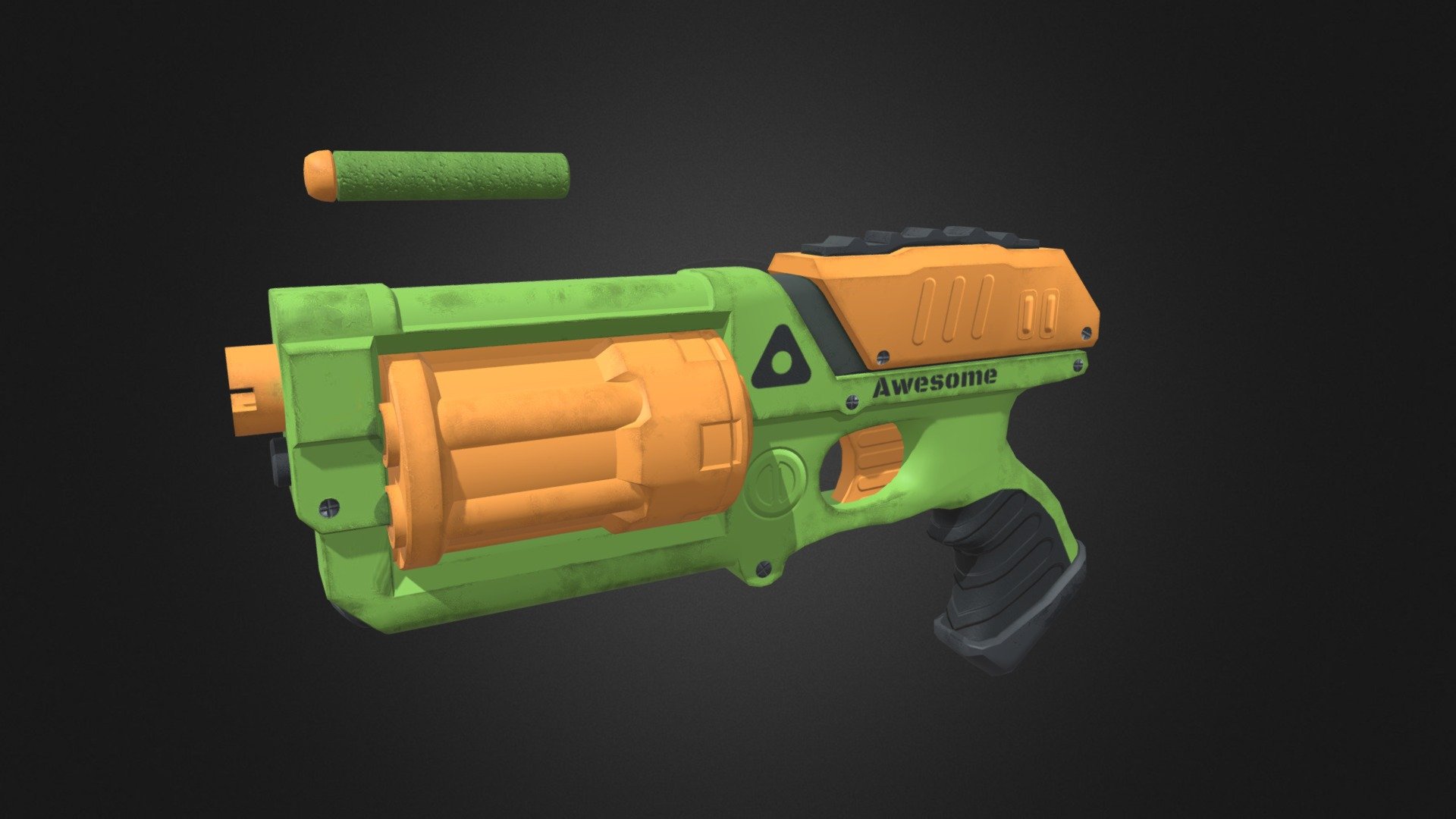 toy gun - 3D model by stinnaonthegimma [8b590a8] - Sketchfab