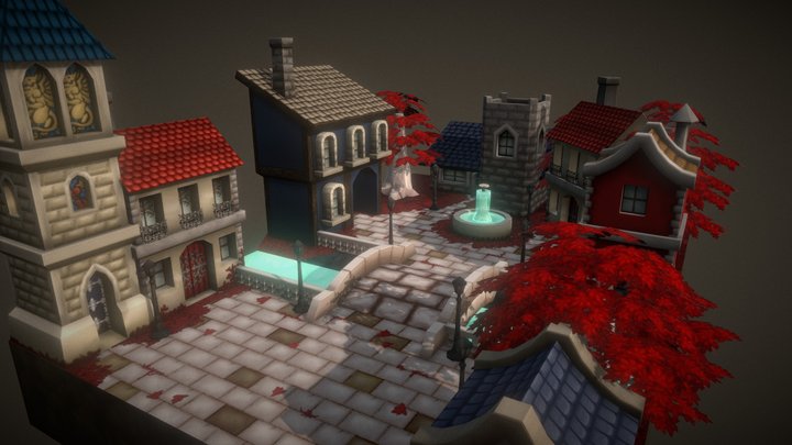 Cidade Trarion - Map Tactics 3D Model
