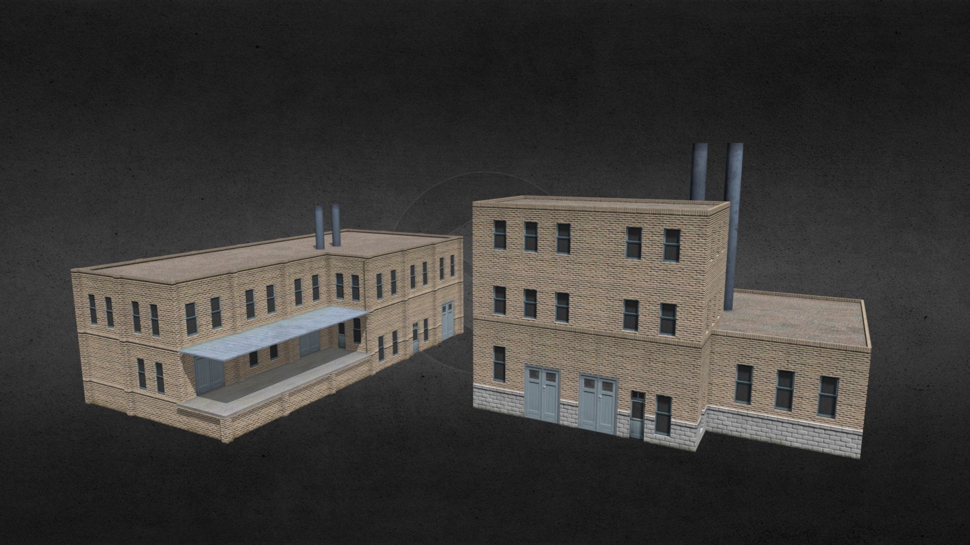 Factory 03 - 3D model by Avanya [8b59ecc] - Sketchfab