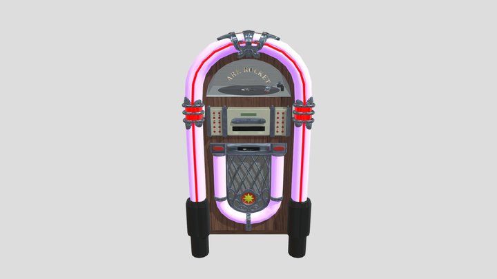 Juke Box game asset 3D Model