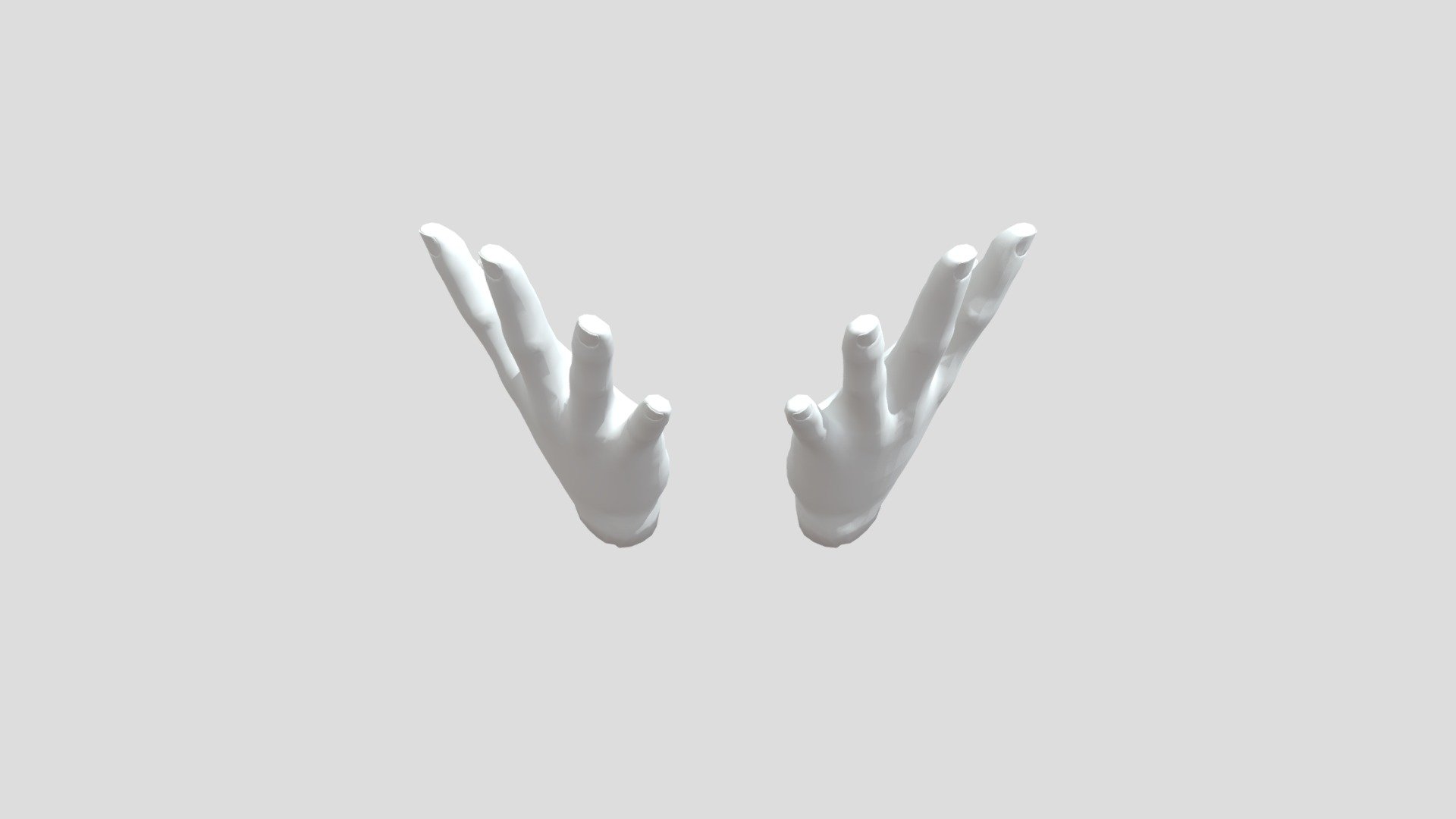 Outstretched Hands — Sketchfab embed 3D viewer