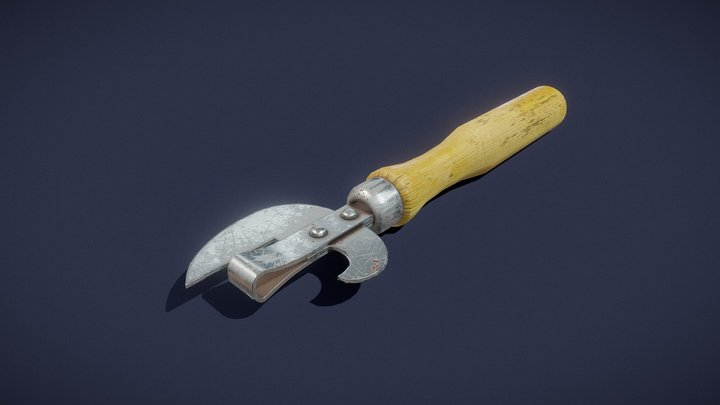Soviet Opener Knife – Low Poly / Game Ready 3D Model