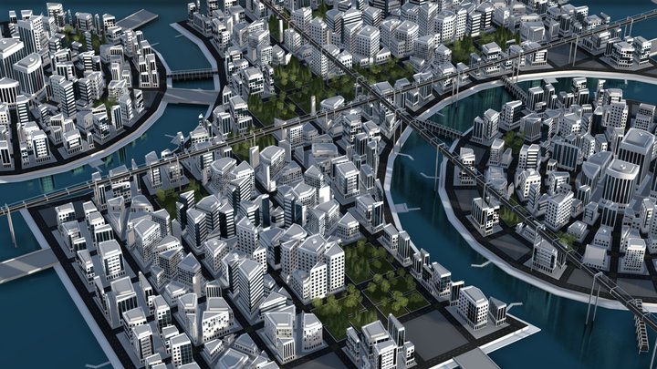 Cityscape_5005 3D Model