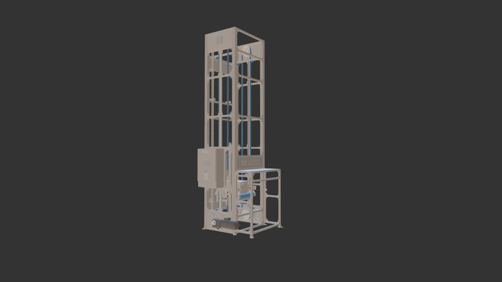 Nerak Wiese Ltd - Single Tote Lift 3D Model
