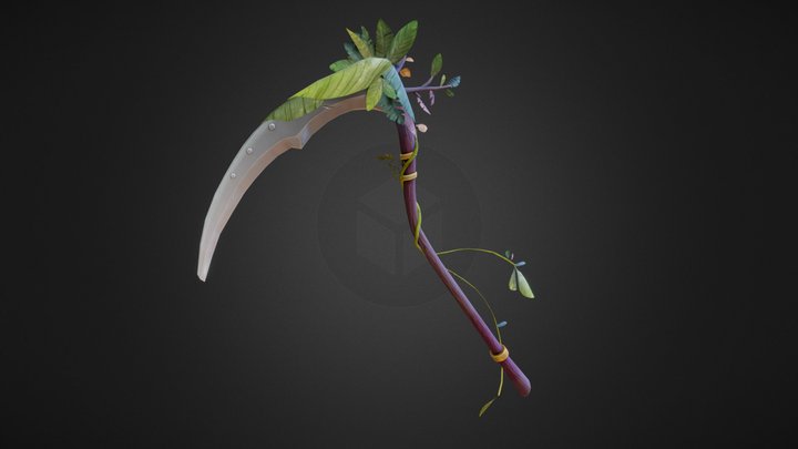 Nature Scythe 3D Model