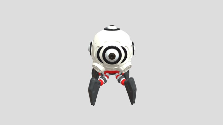Eyeball mecha v1 3D Model
