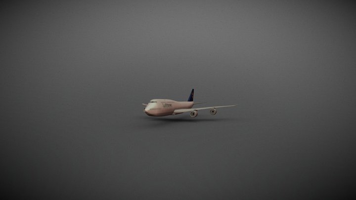 Boeing 747-8i 3D Model