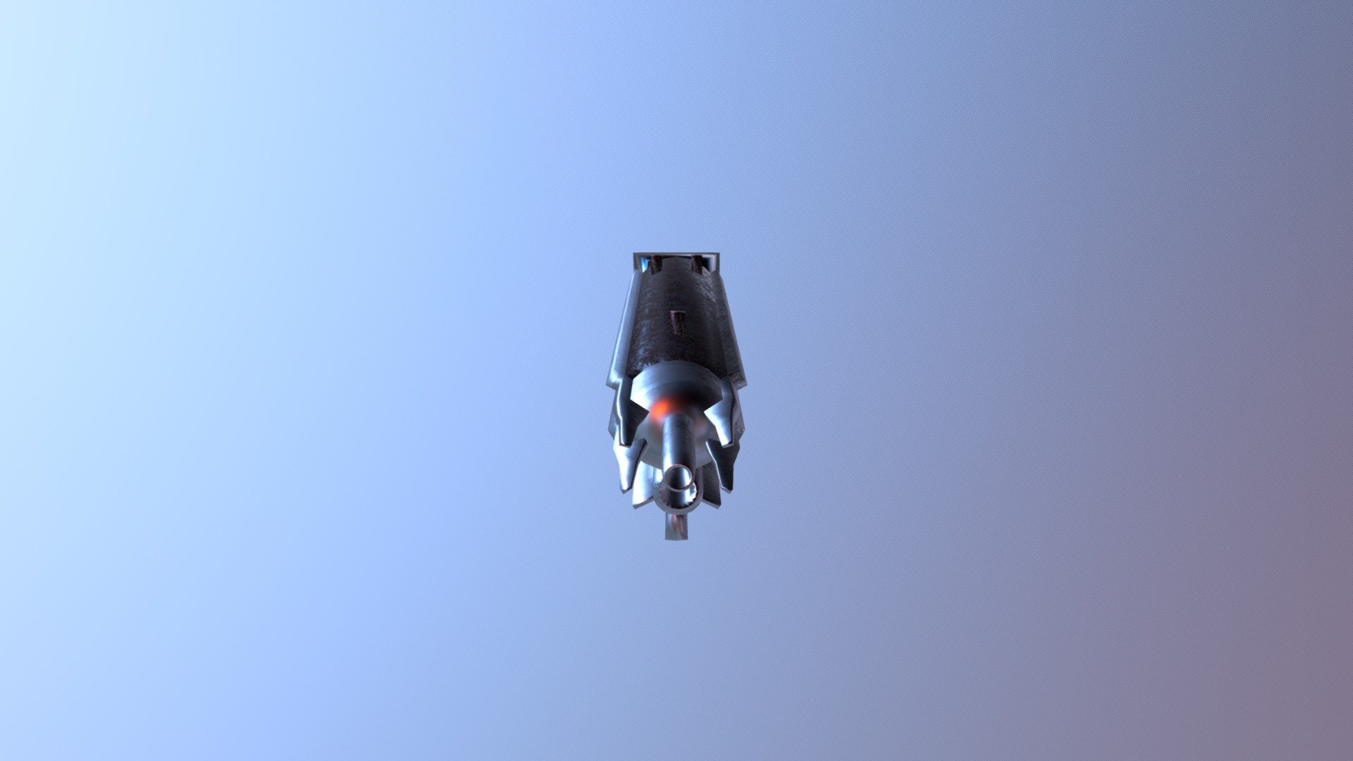 Sci fi gun (Low poly)