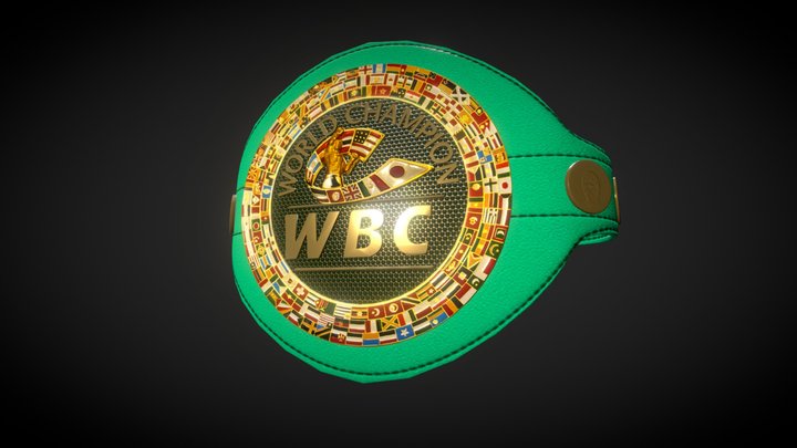 Wbc Pacquiao Vs Mayweather, Jr Belt 3D Model