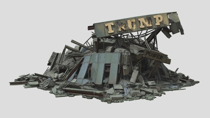 Trump Tower Rubble – Free 3D Model STL