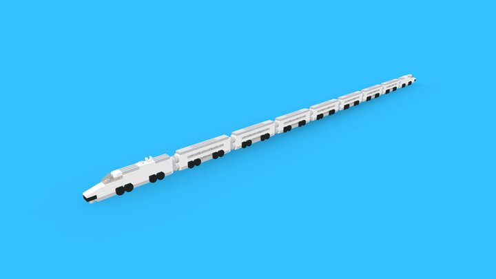 LEGO TGV-M Avelia Horizon MOC [#0389] – Free 3D Model STL