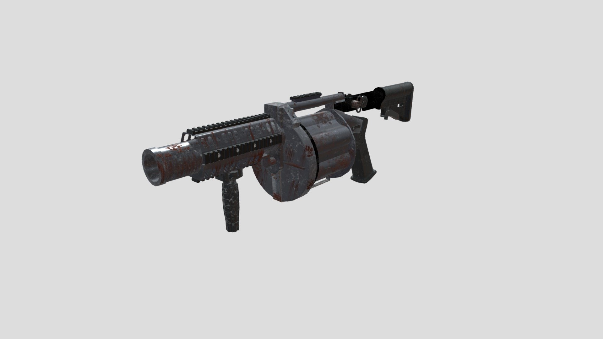 ICS Granade Launcher - 3D model by lmferreira [8b63aff] - Sketchfab