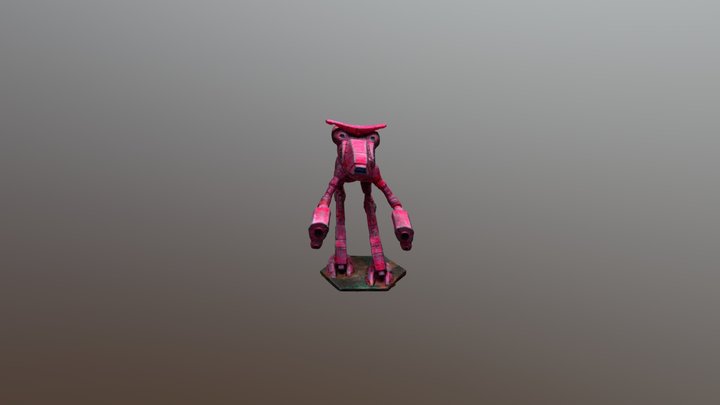 The Pink Flamingo 3D Model