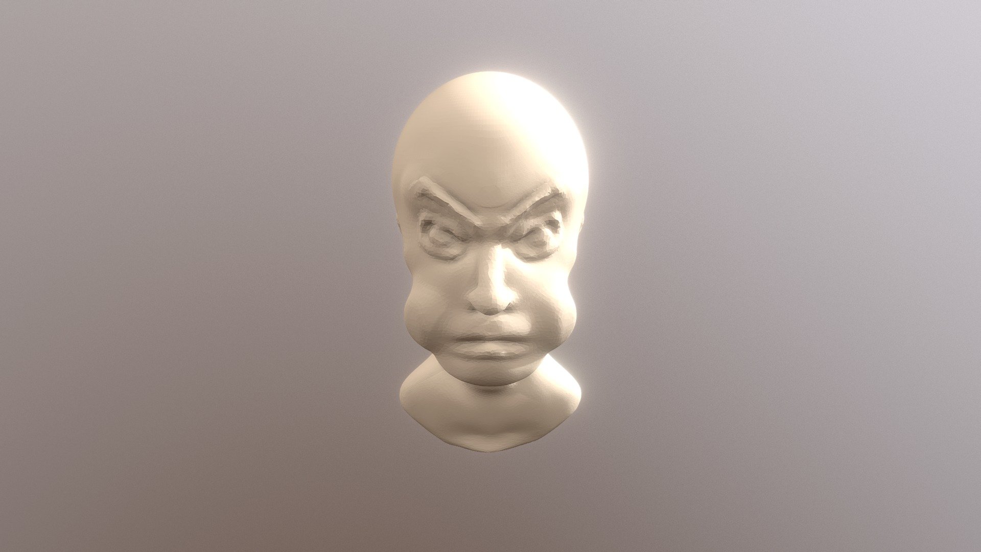 #SculptJanuary18 DAY 24 Anger - 3D model by TommyNom [8b64ea1] - Sketchfab