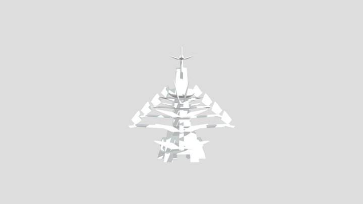Basic Scifi Tower 3D Model