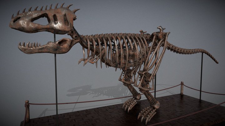 Ancient Dinosaur Robot 3D Model