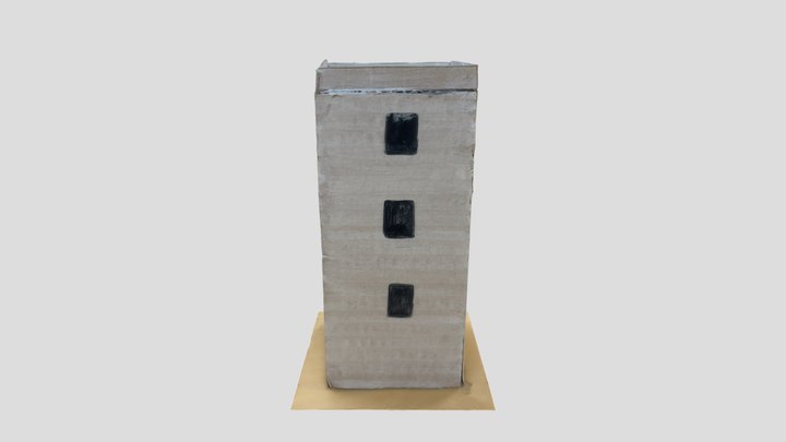 ビル2 3D Model