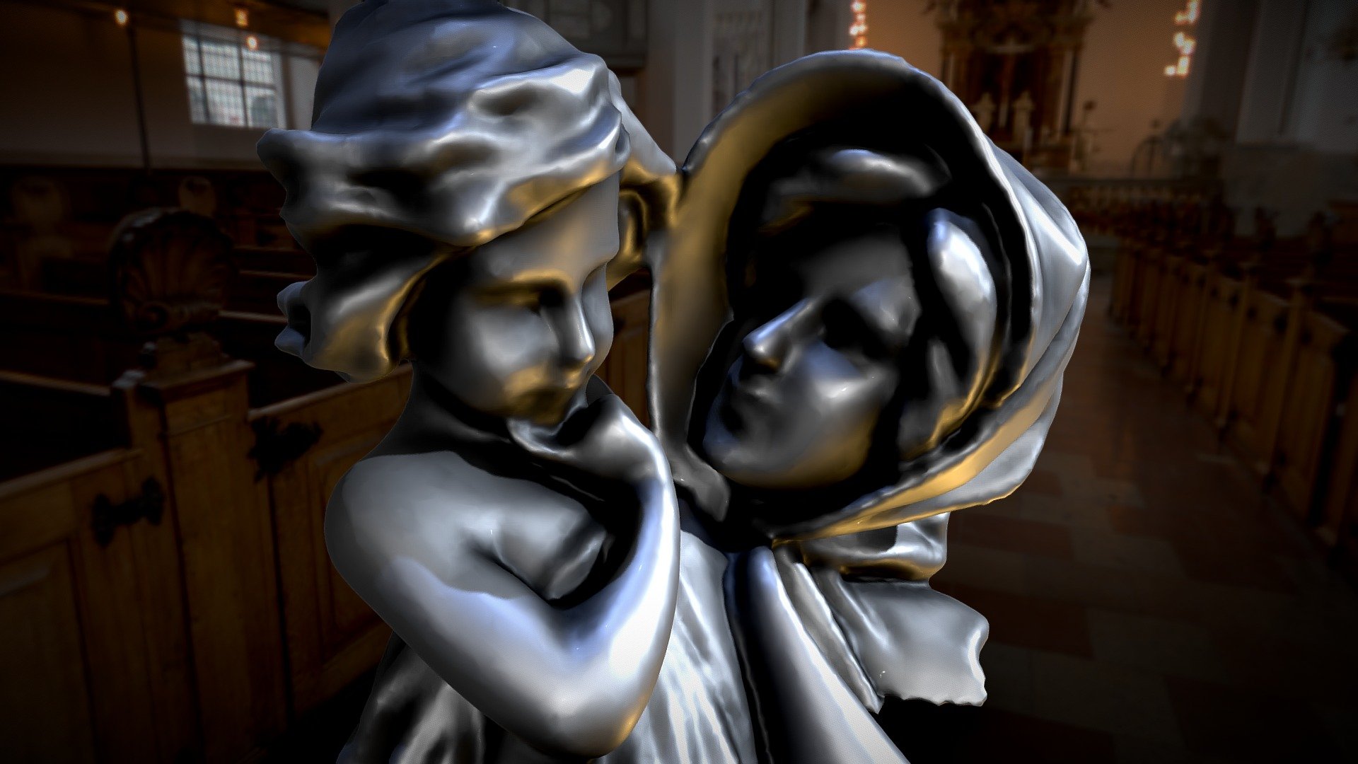 Mother and Daughter Ornament - Download Free 3D model by tezz [8b66f3d ...