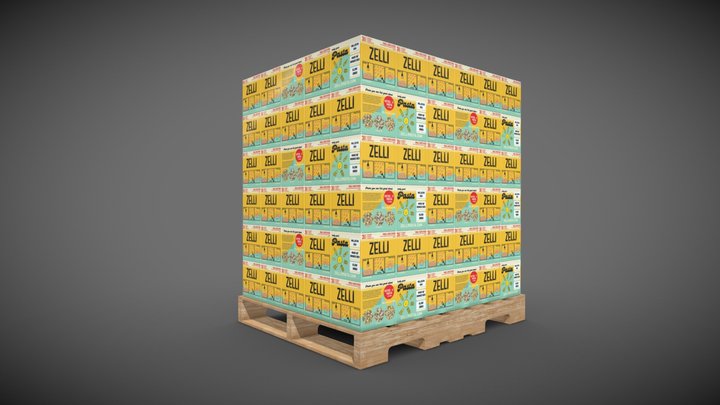 Zelli_Pallet_Display_01 3D Model