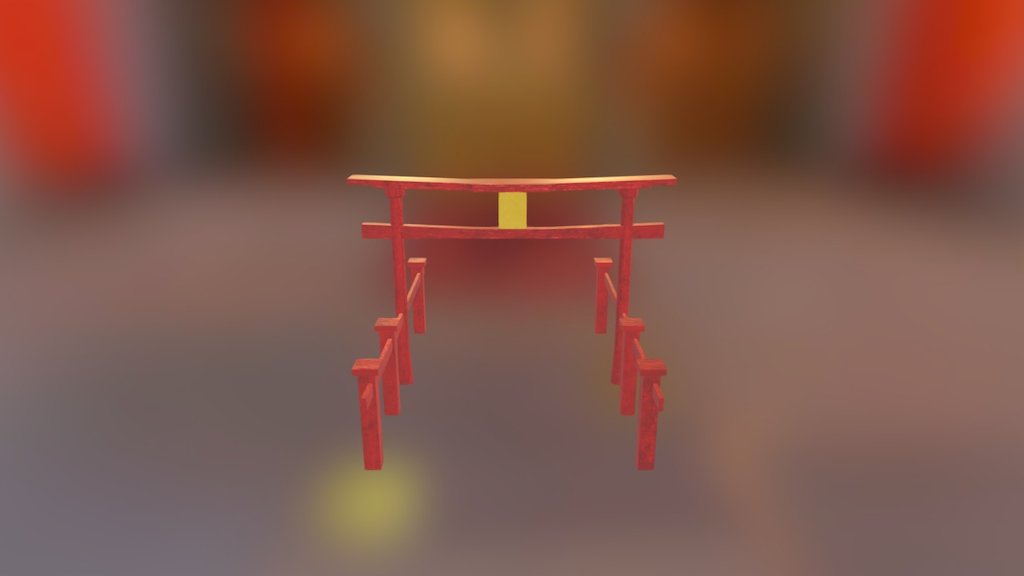 Japanese Arch - 3D model by favpapi [8b684a8] - Sketchfab