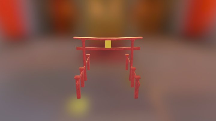 Japanese Arch 3D Model