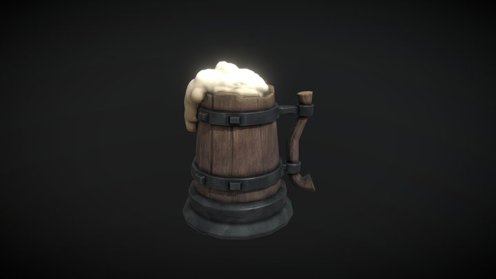 Medieval Cup Texturing Study 3D Model