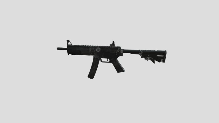 M16_Gun 3D Model