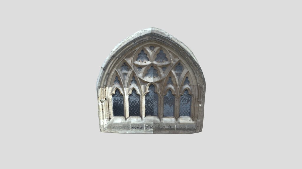 Church Window Stone Photo Scan