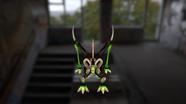 Template - Criatura Ezpelunante 3D Model