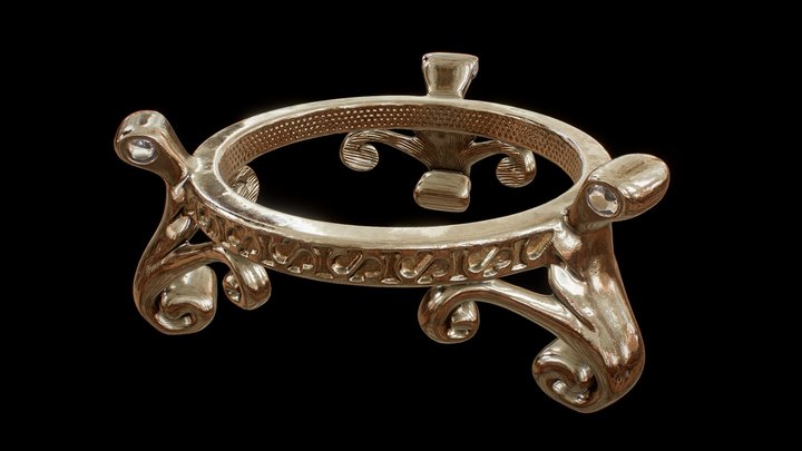 Base for souvenir "Easter Fabergé Egg" 3D Model