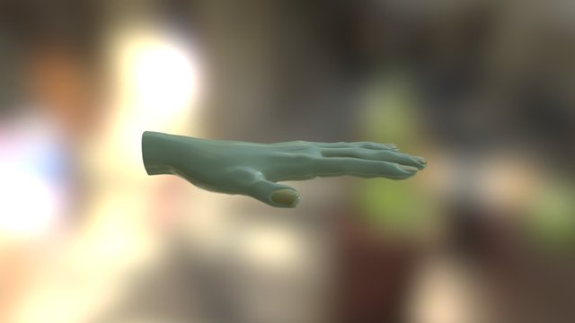 Alien Hand 3D Model