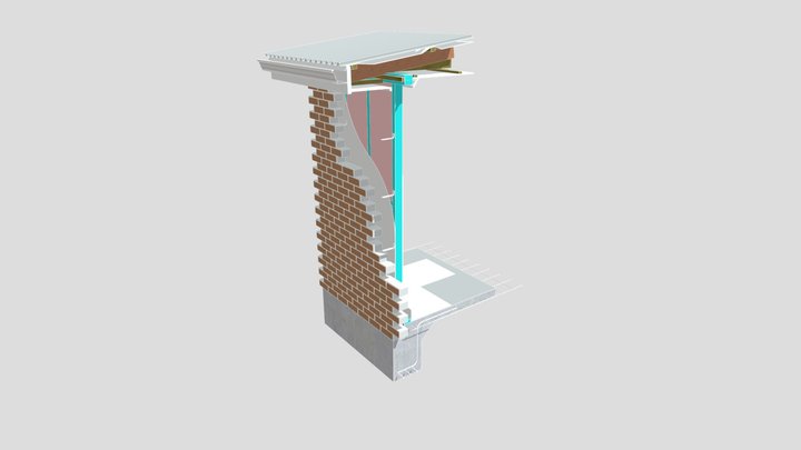 3D Wall detail 3D Model
