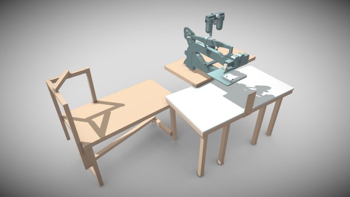 44_대갑부_목곽 뚜껑 타카기 3D Model