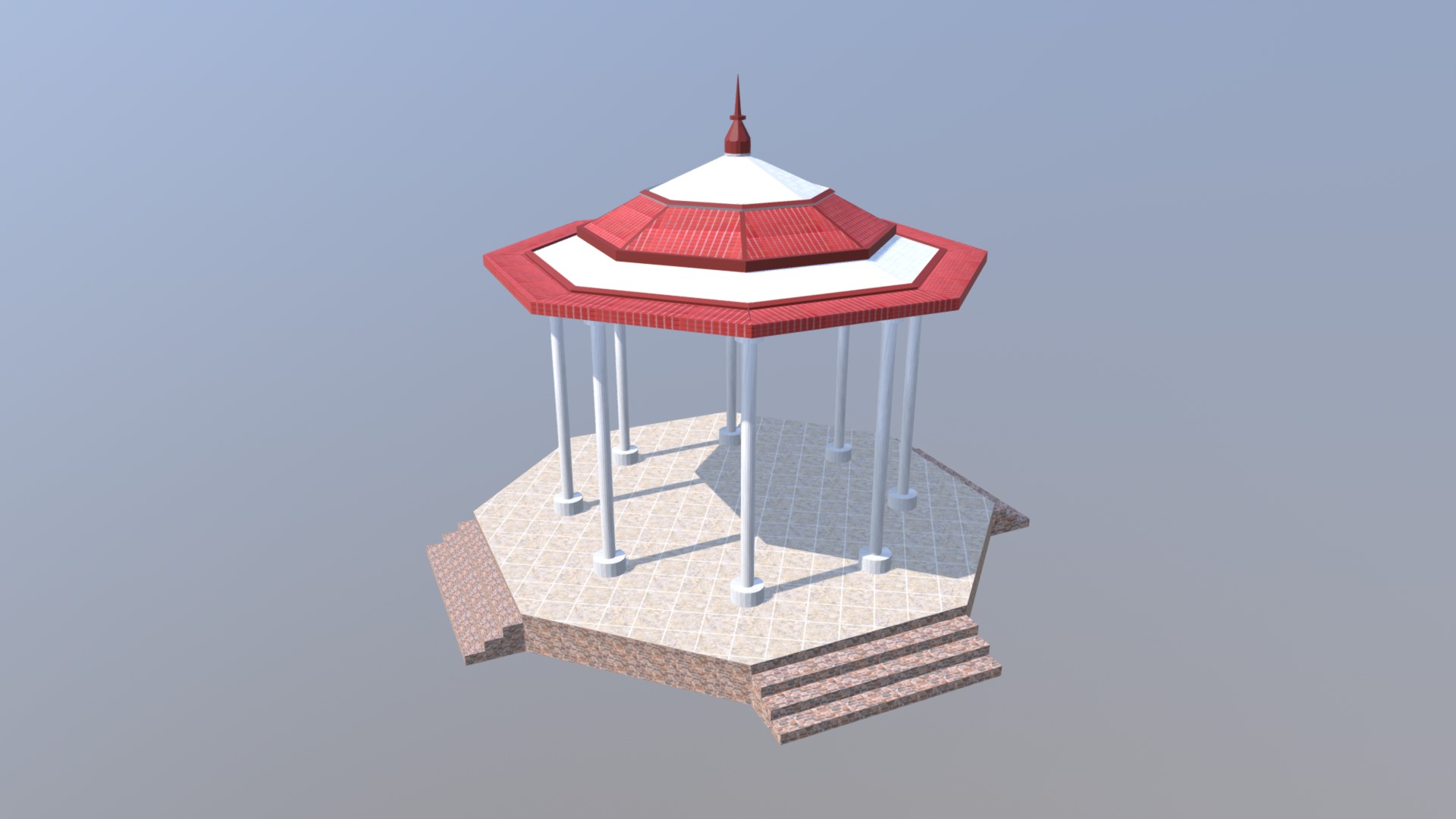Kiosko - 3D model by emeconti [8b6d744] - Sketchfab