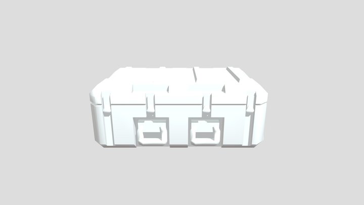 Crate 3D Model