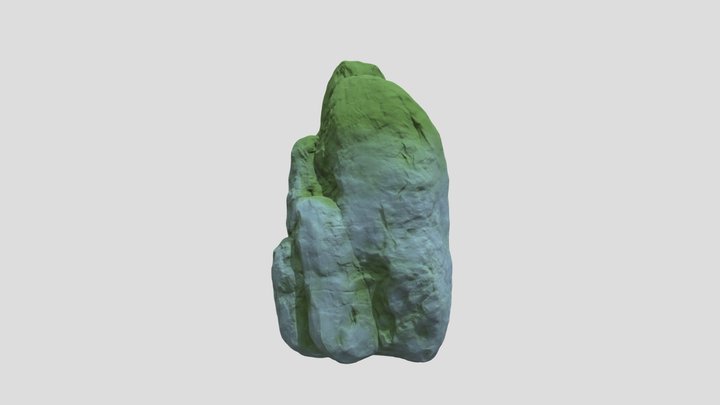 Stylized Rock 3D Model