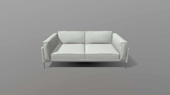 Eilersen sofa fabric 37 1 3D Model