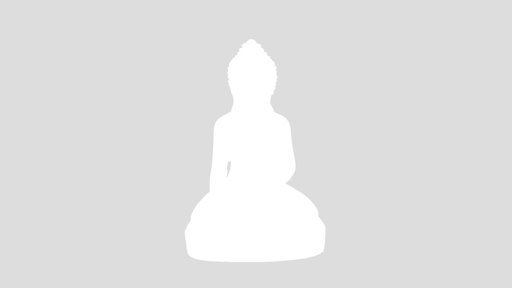 Buddha Statue In Meditation Position Photo Scan